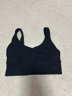 Lulu Black Ribbed Seamless Bralette - Women Intimates